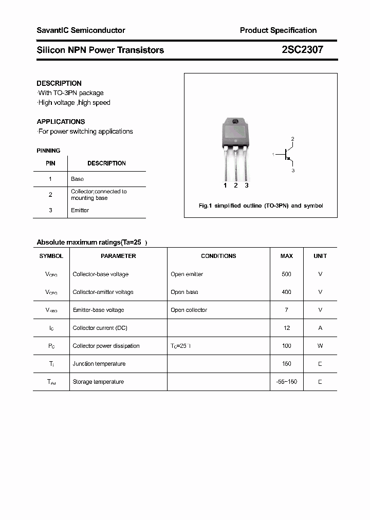 2SC2307_4392458.PDF Datasheet