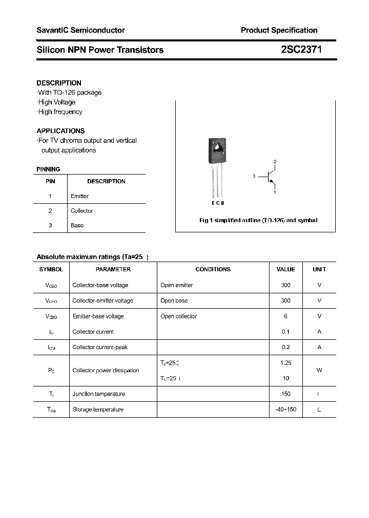 2SC2371_4635938.PDF Datasheet