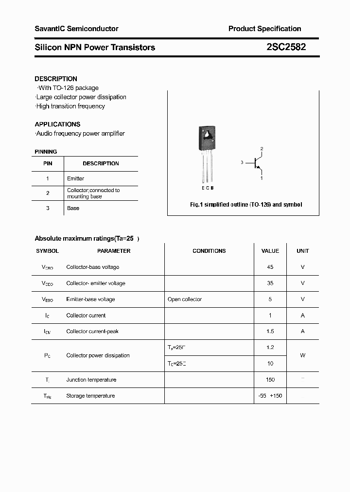2SC2582_4390270.PDF Datasheet