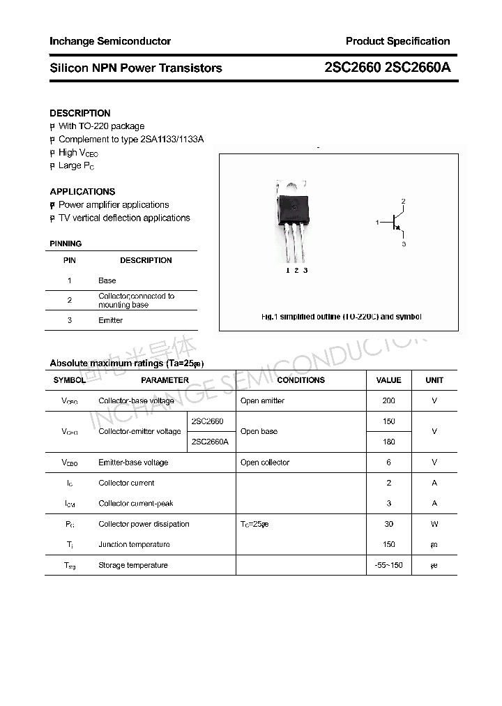 2SC2660_4318686.PDF Datasheet