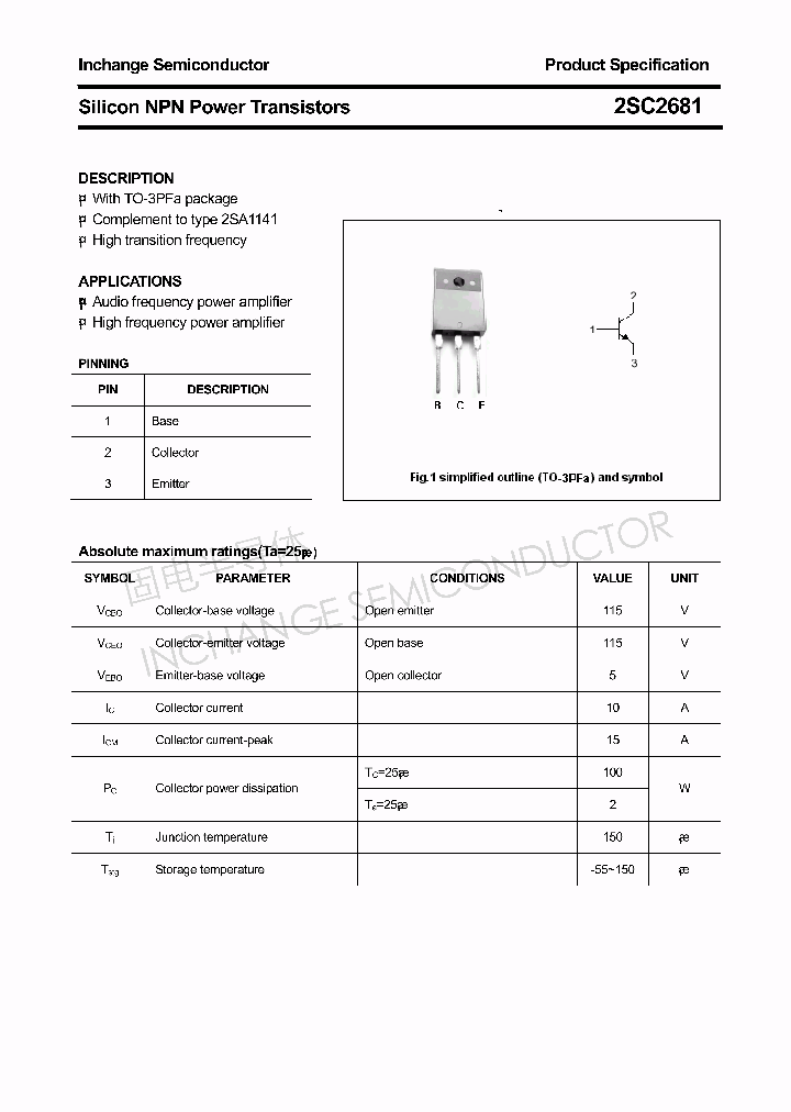 2SC2681_4582166.PDF Datasheet