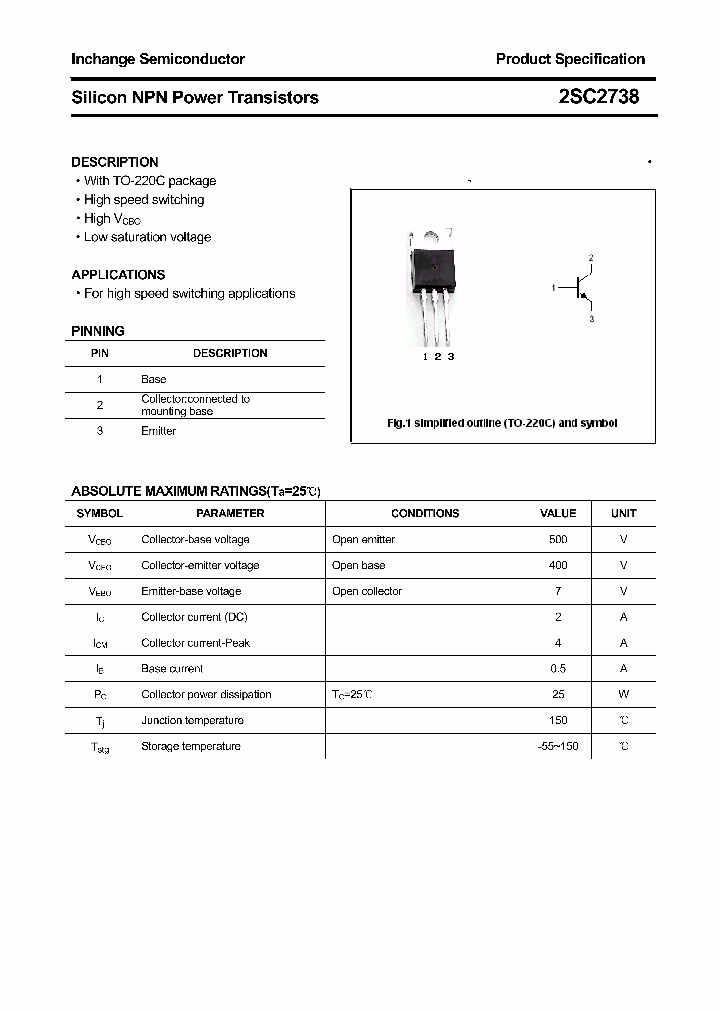 2SC2738_4437404.PDF Datasheet
