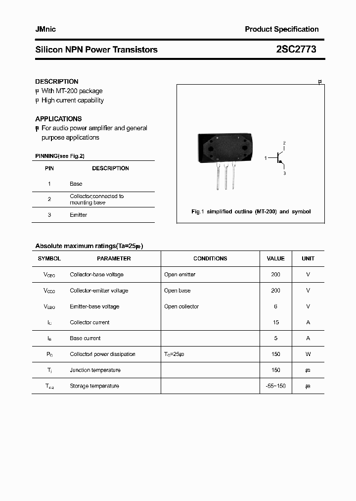 2SC2773_4798769.PDF Datasheet