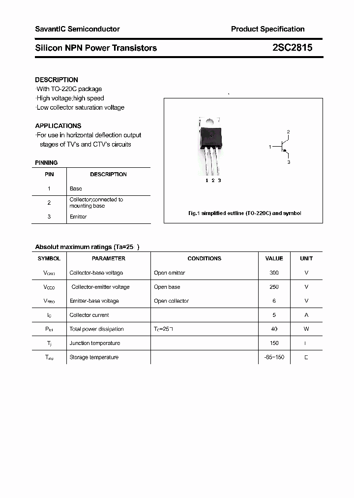 2SC2815_4371837.PDF Datasheet