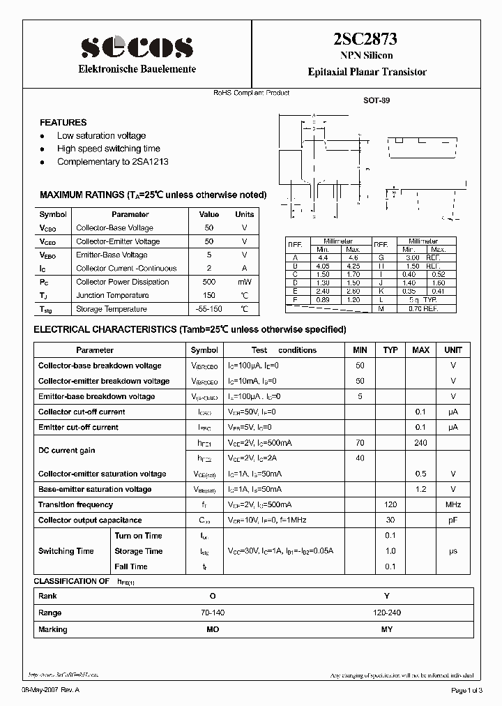 2SC2873_4418125.PDF Datasheet