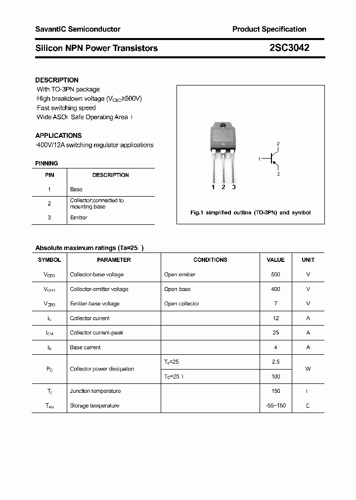 2SC3042_4387631.PDF Datasheet