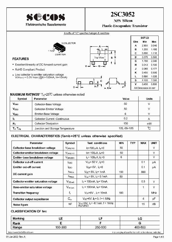 2SC3052_4419694.PDF Datasheet