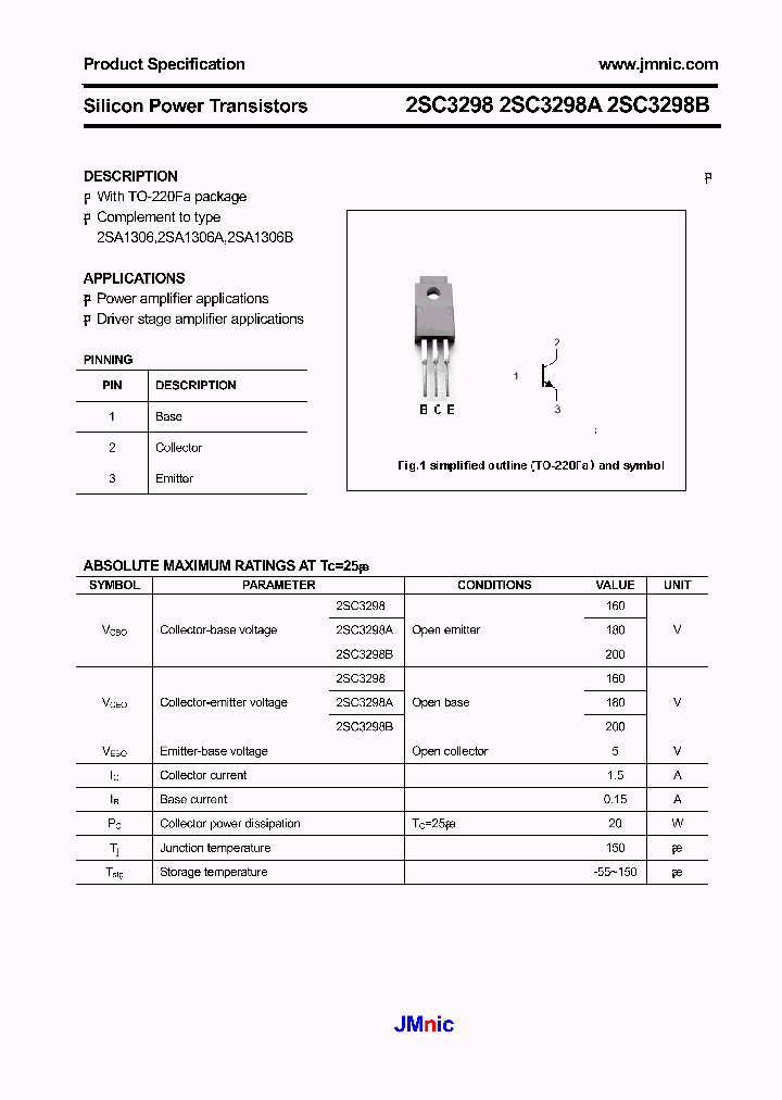 2SC3298_4778172.PDF Datasheet