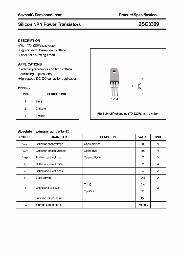 2SC3309_4375098.PDF Datasheet