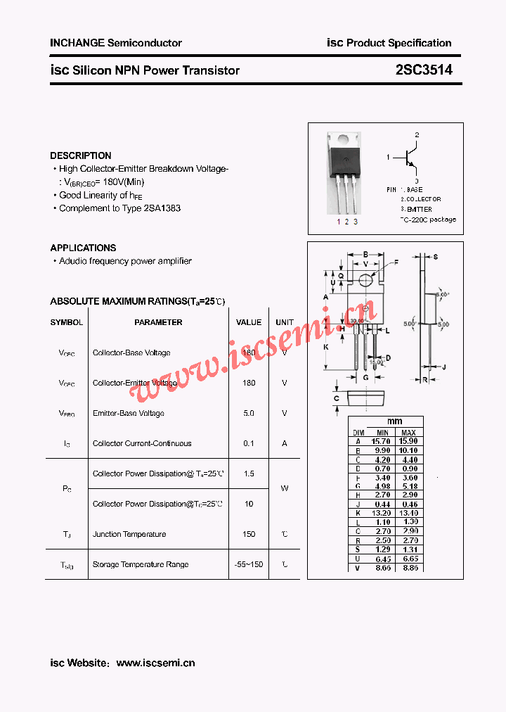2SC3514_4540607.PDF Datasheet