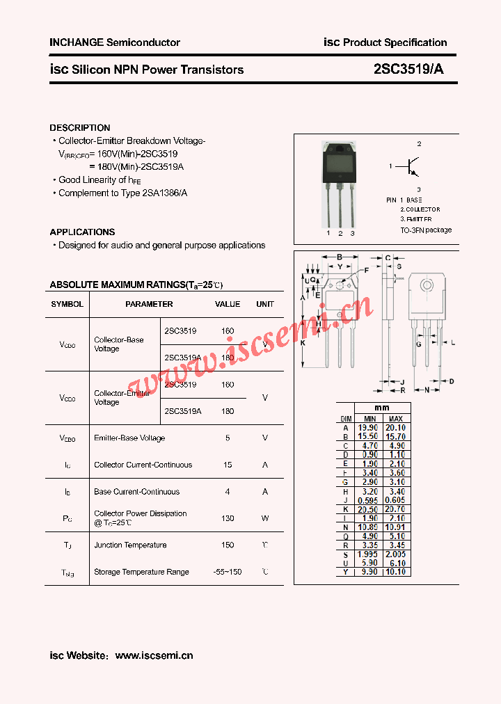 2SC3519_4370334.PDF Datasheet