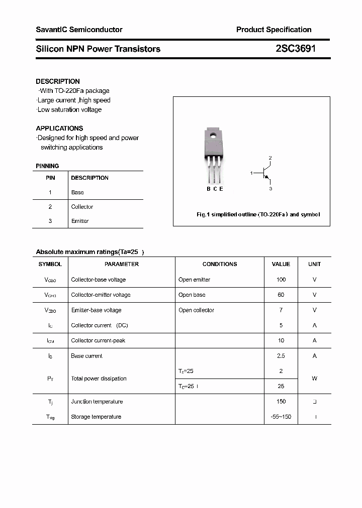 2SC3691_4470052.PDF Datasheet