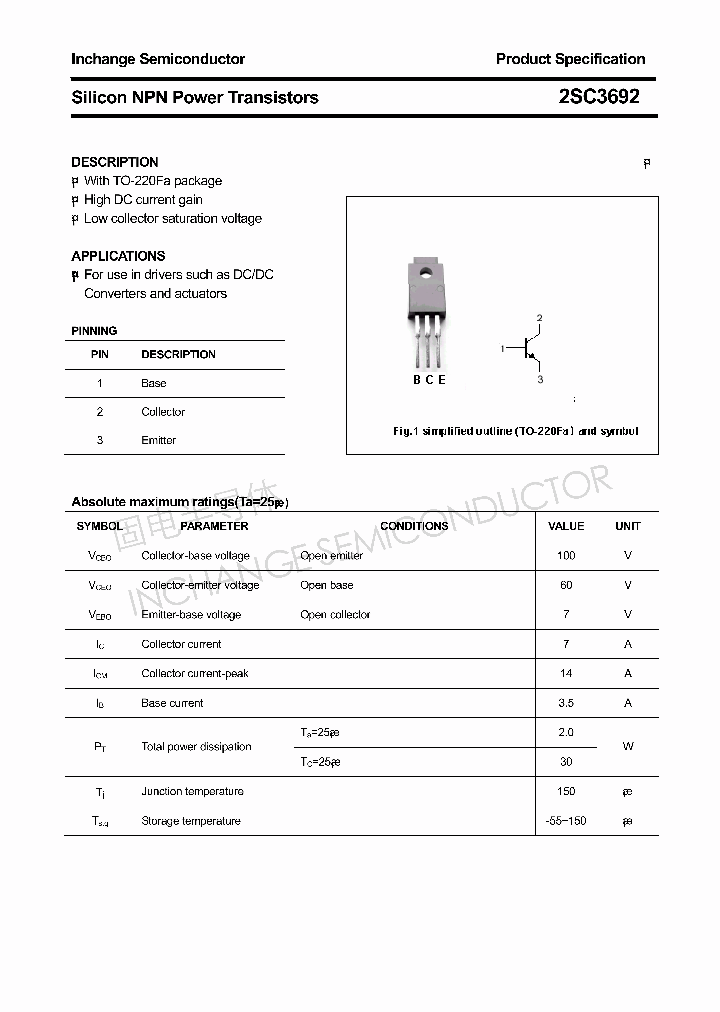 2SC3692_4312727.PDF Datasheet