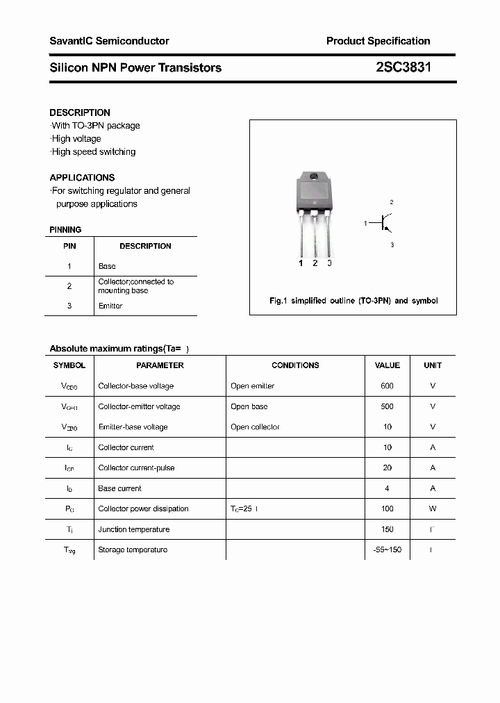 2SC3831_4485948.PDF Datasheet
