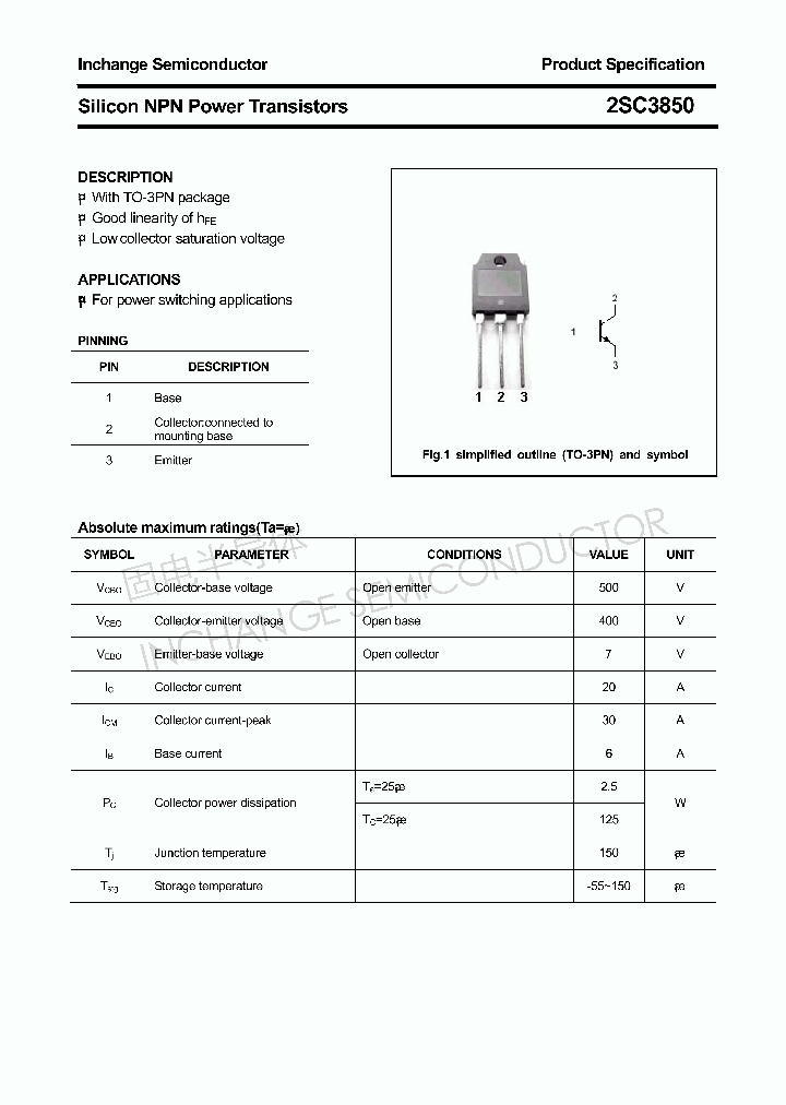 2SC3850_4319697.PDF Datasheet