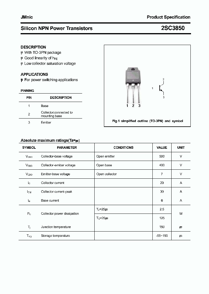 2SC3850_4524596.PDF Datasheet