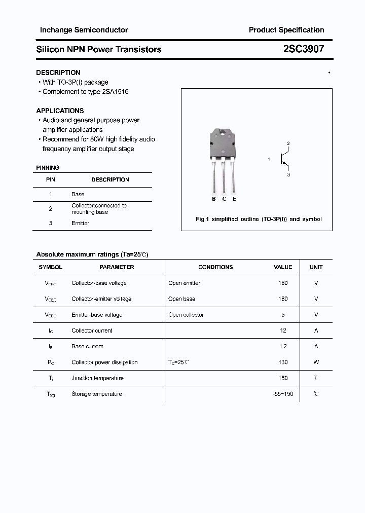 2SC3907_4381276.PDF Datasheet