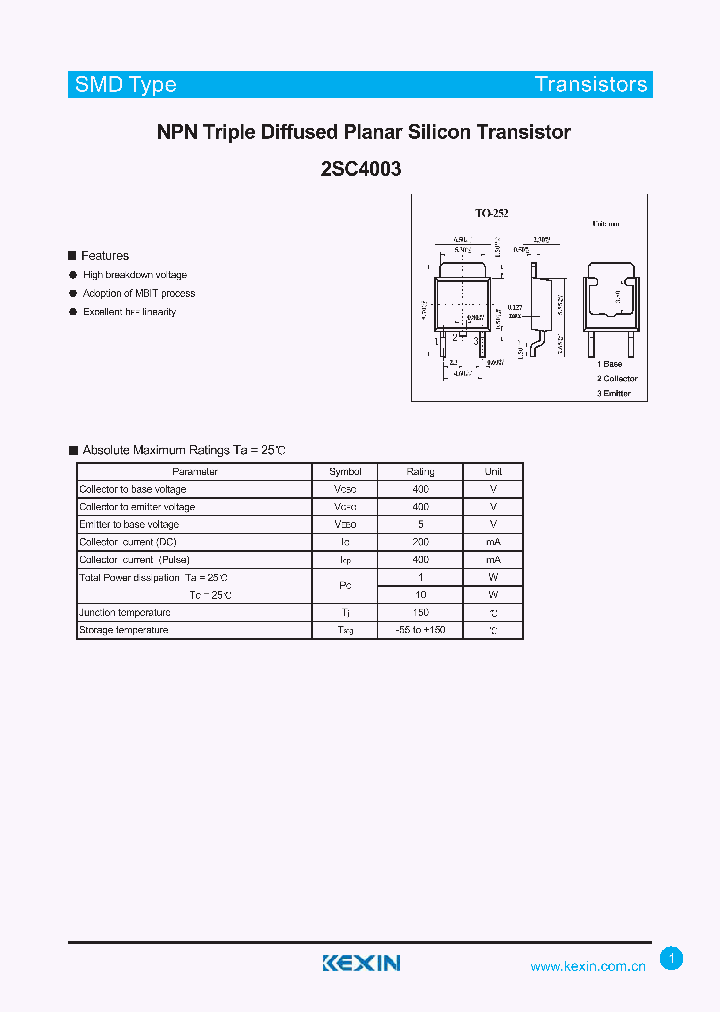 2SC4003_4287191.PDF Datasheet
