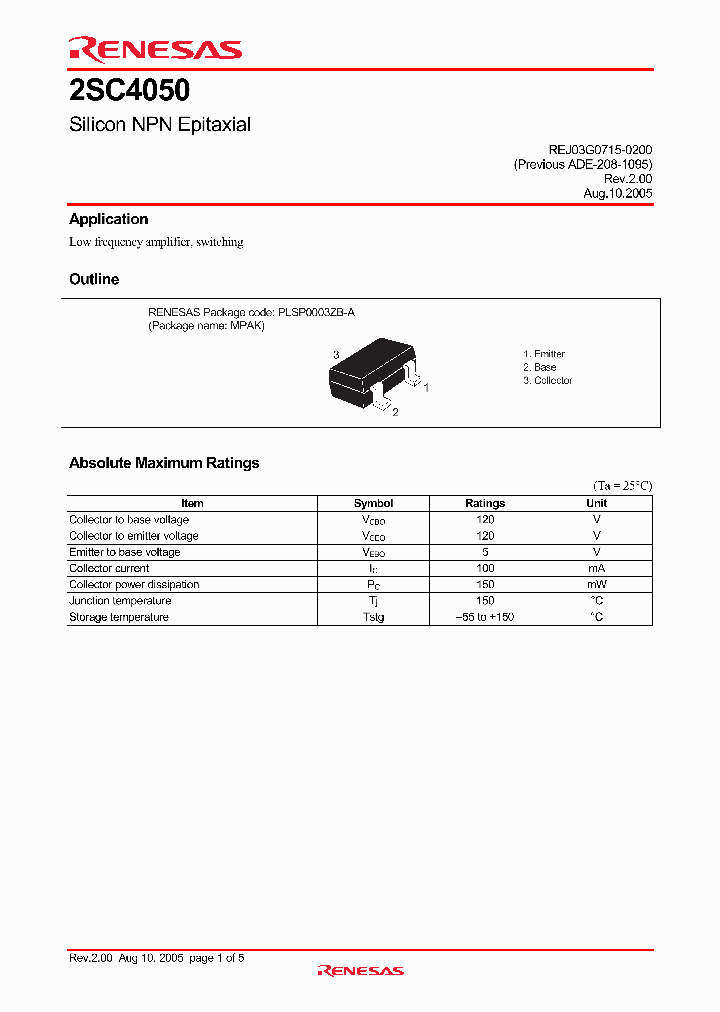 2SC4050_4317263.PDF Datasheet