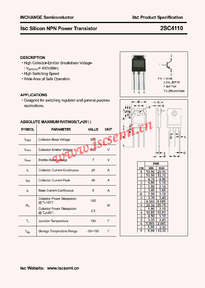 2SC4110_4715372.PDF Datasheet