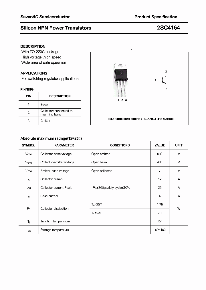2SC4164_4450621.PDF Datasheet