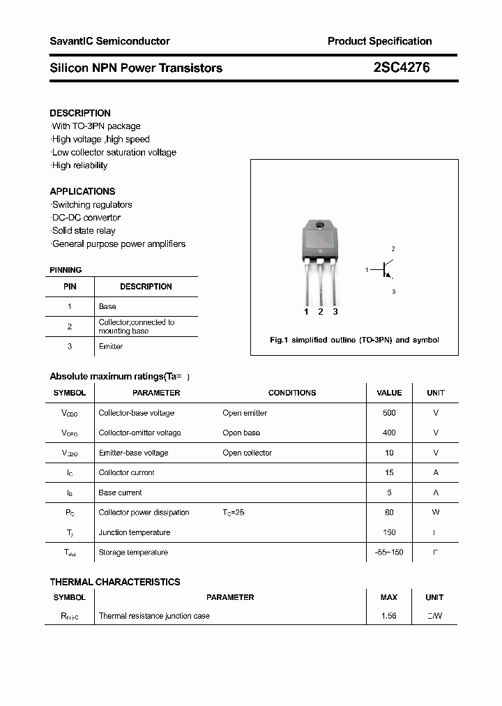 2SC4276_4394274.PDF Datasheet