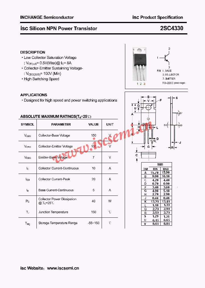 2SC4330_4385881.PDF Datasheet