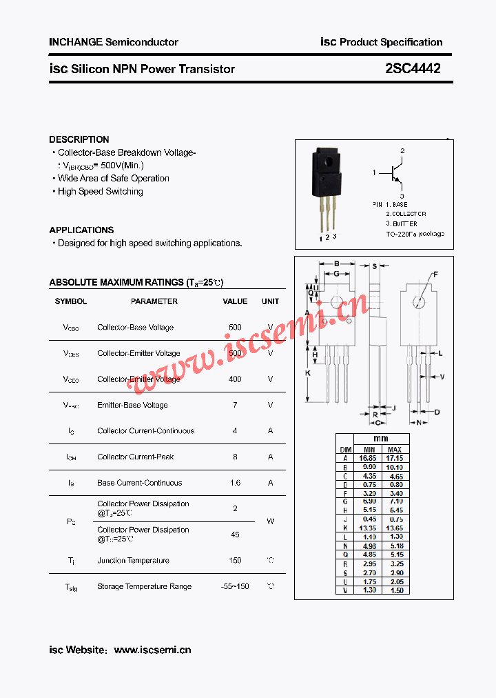 2SC4442_4630399.PDF Datasheet