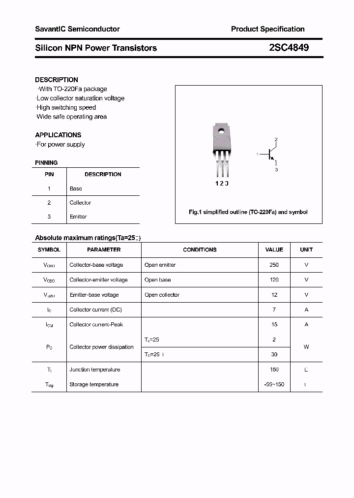 2SC4849_4385783.PDF Datasheet