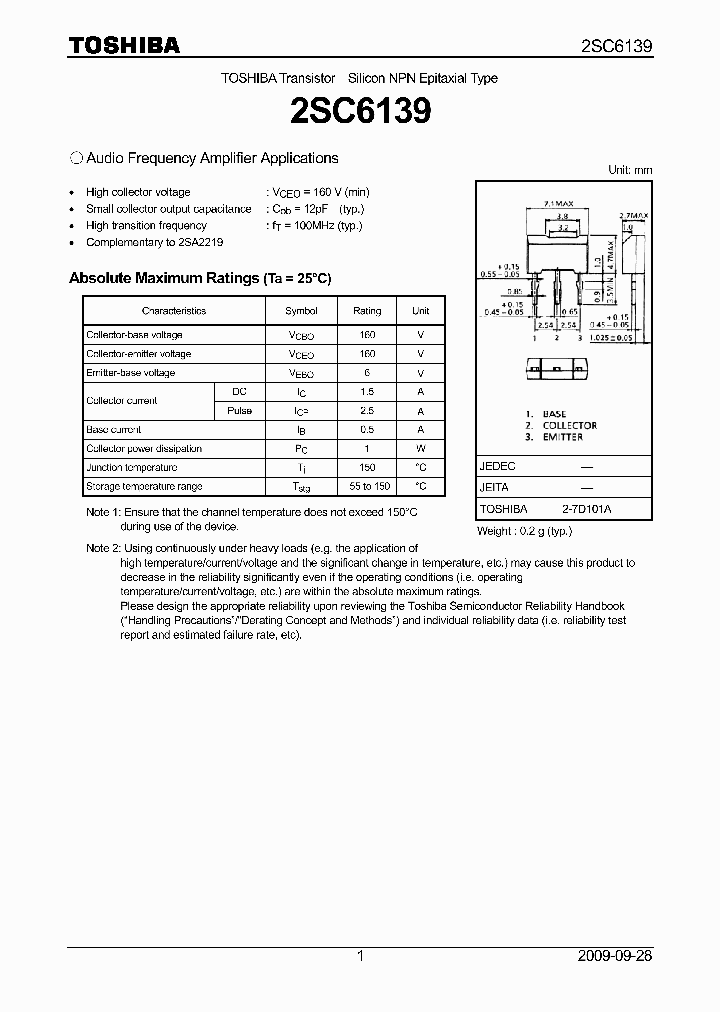 2SC6139_4578757.PDF Datasheet