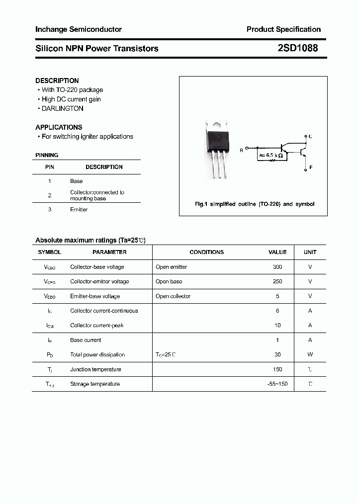 2SD1088_4409080.PDF Datasheet