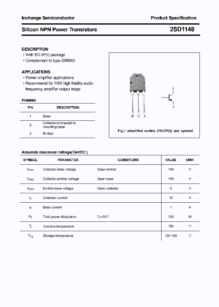 2SD1148_4386449.PDF Datasheet