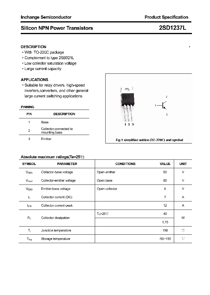 2SD1237L_4353251.PDF Datasheet