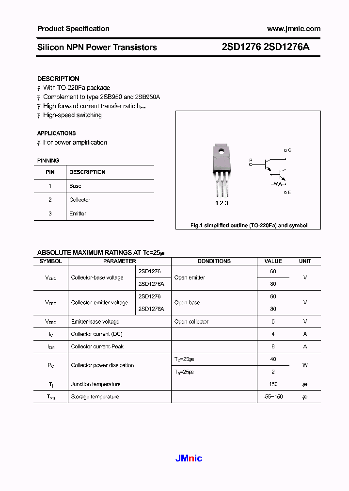 2SD1276A_4553471.PDF Datasheet
