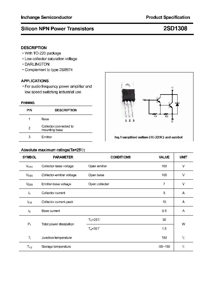 2SD1308_4353253.PDF Datasheet