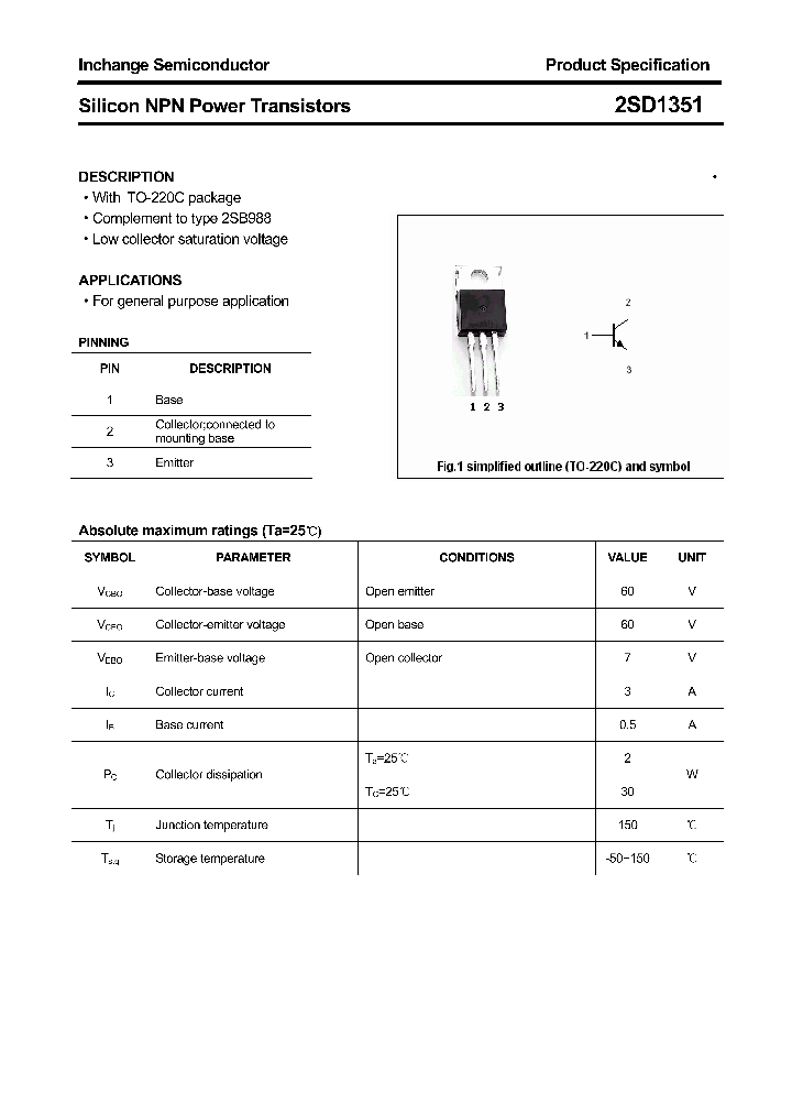 2SD1351_4353256.PDF Datasheet