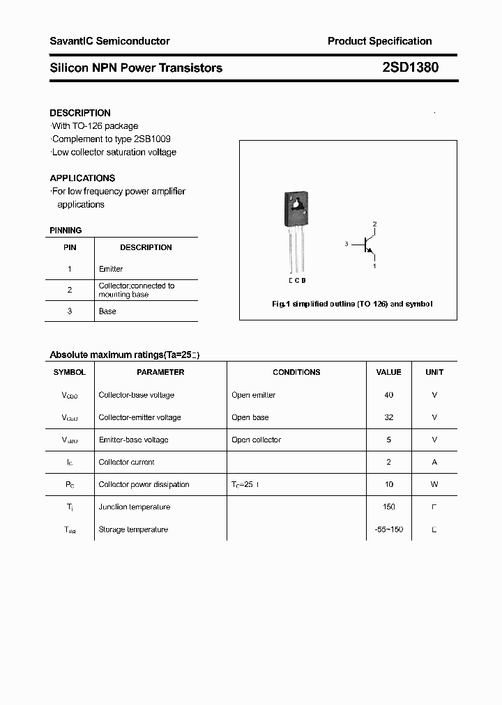 2SD1380_4389955.PDF Datasheet