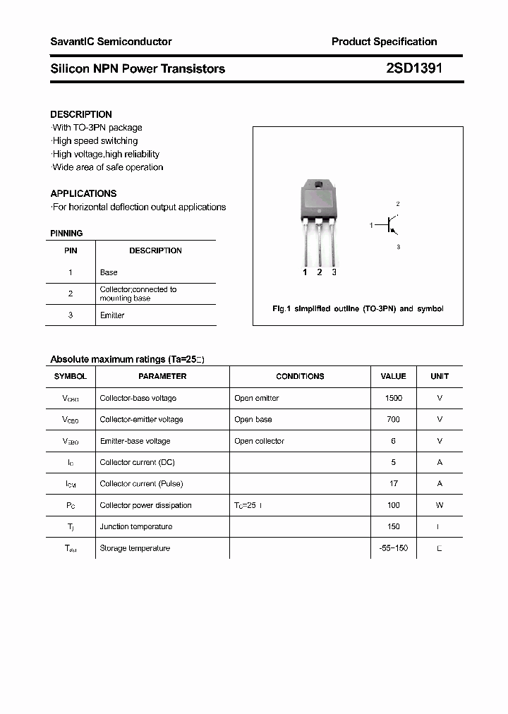 2SD1391_4373045.PDF Datasheet