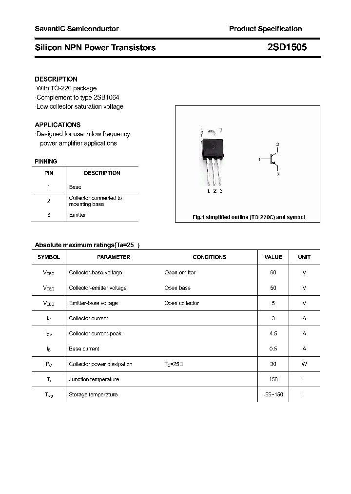 2SD1505_4398015.PDF Datasheet