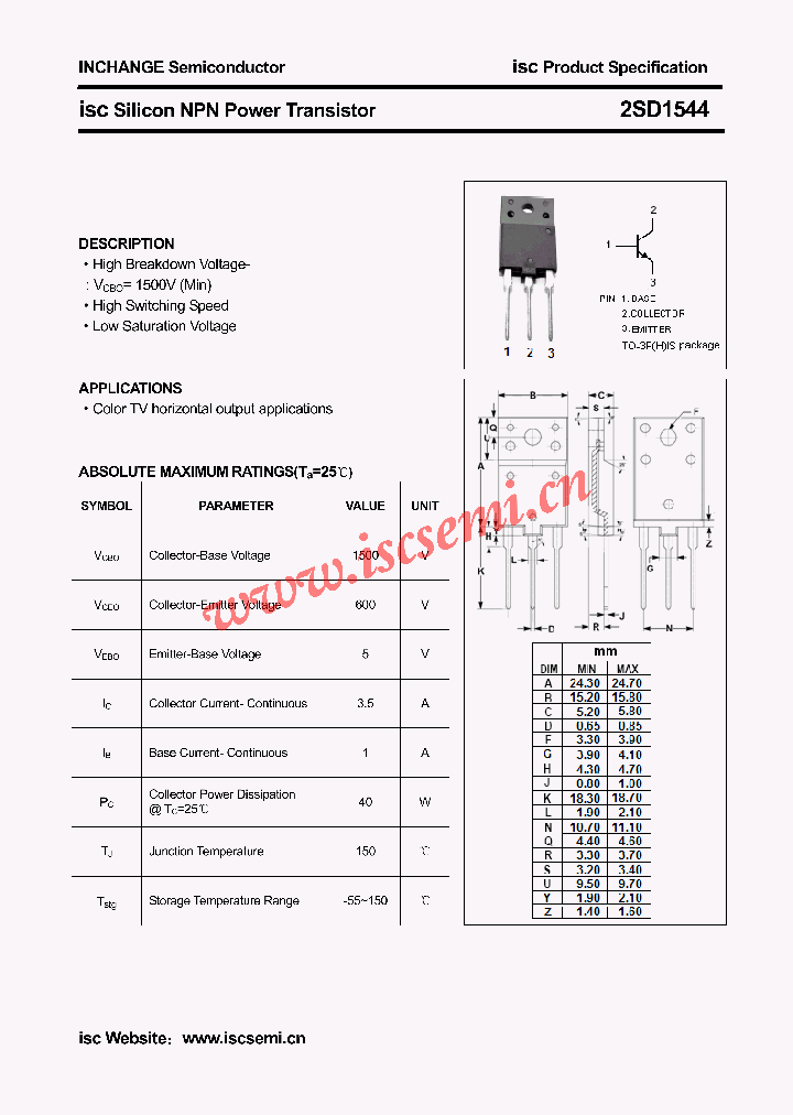 2SD1544_4461493.PDF Datasheet