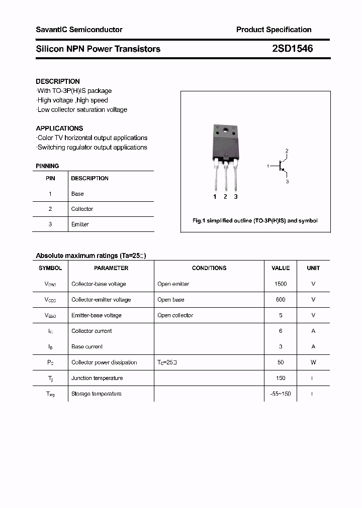 2SD1546_4408831.PDF Datasheet