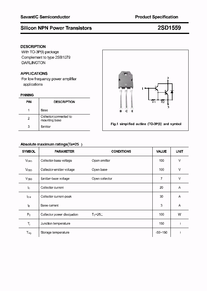 2SD1559_4377137.PDF Datasheet