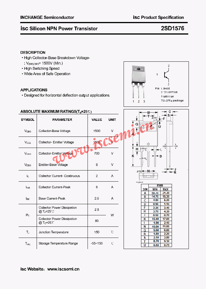 2SD1576_4578282.PDF Datasheet