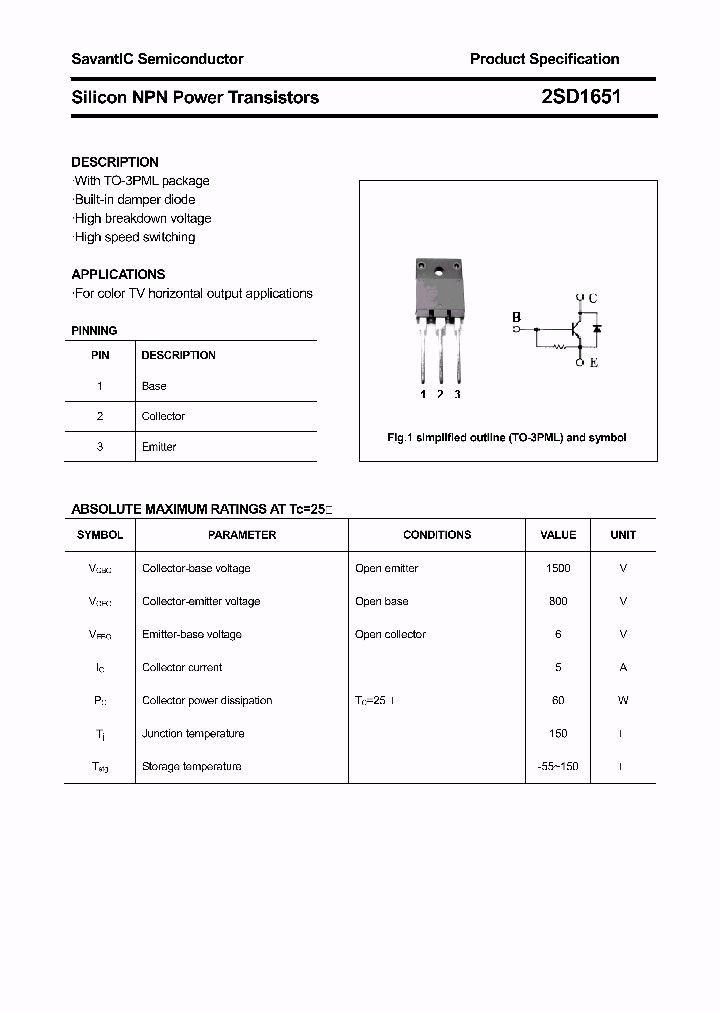 2SD1651_4373688.PDF Datasheet