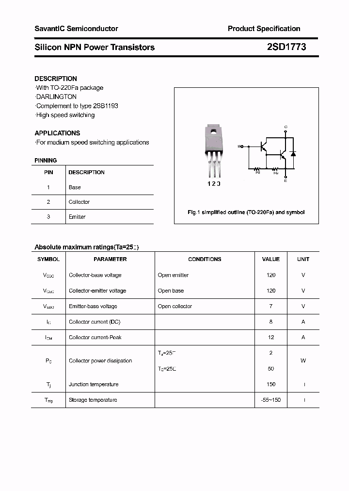 2SD1773_4373686.PDF Datasheet