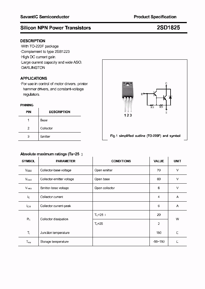 2SD1825_4419442.PDF Datasheet