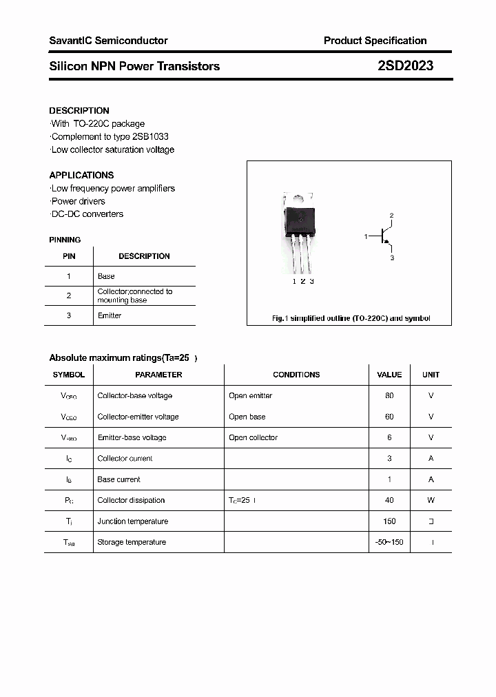 2SD2023_4436620.PDF Datasheet