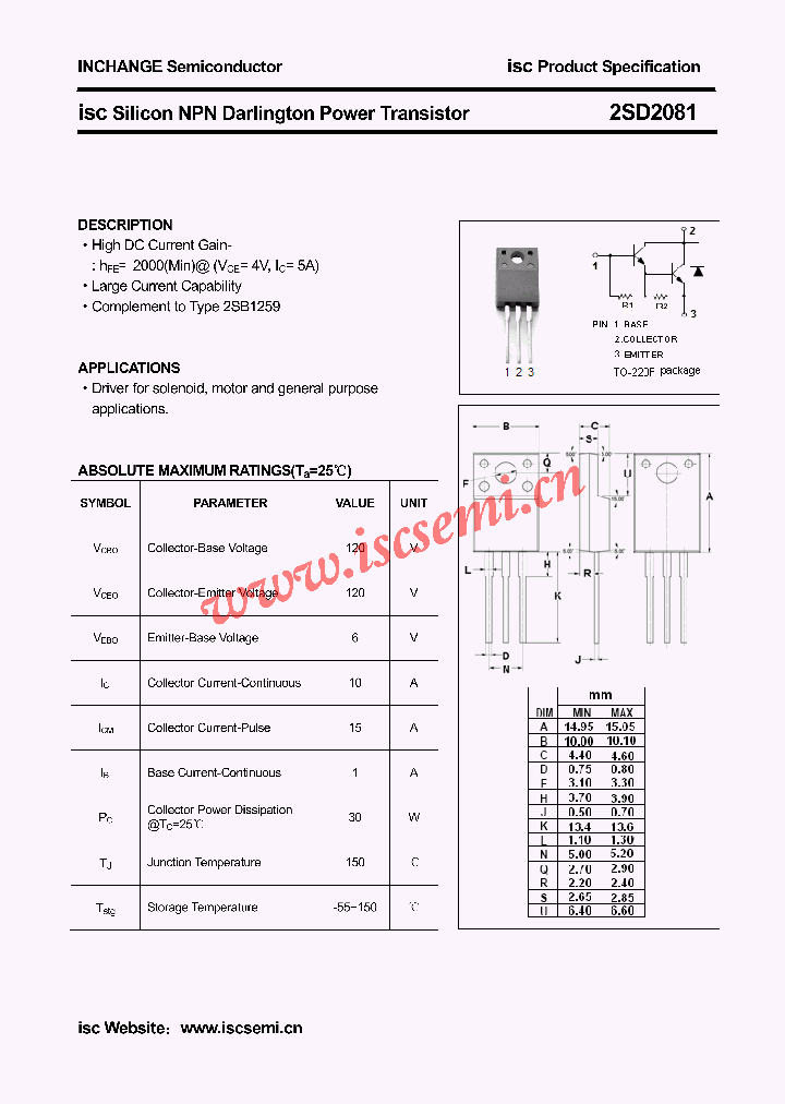 2SD2081_4726358.PDF Datasheet