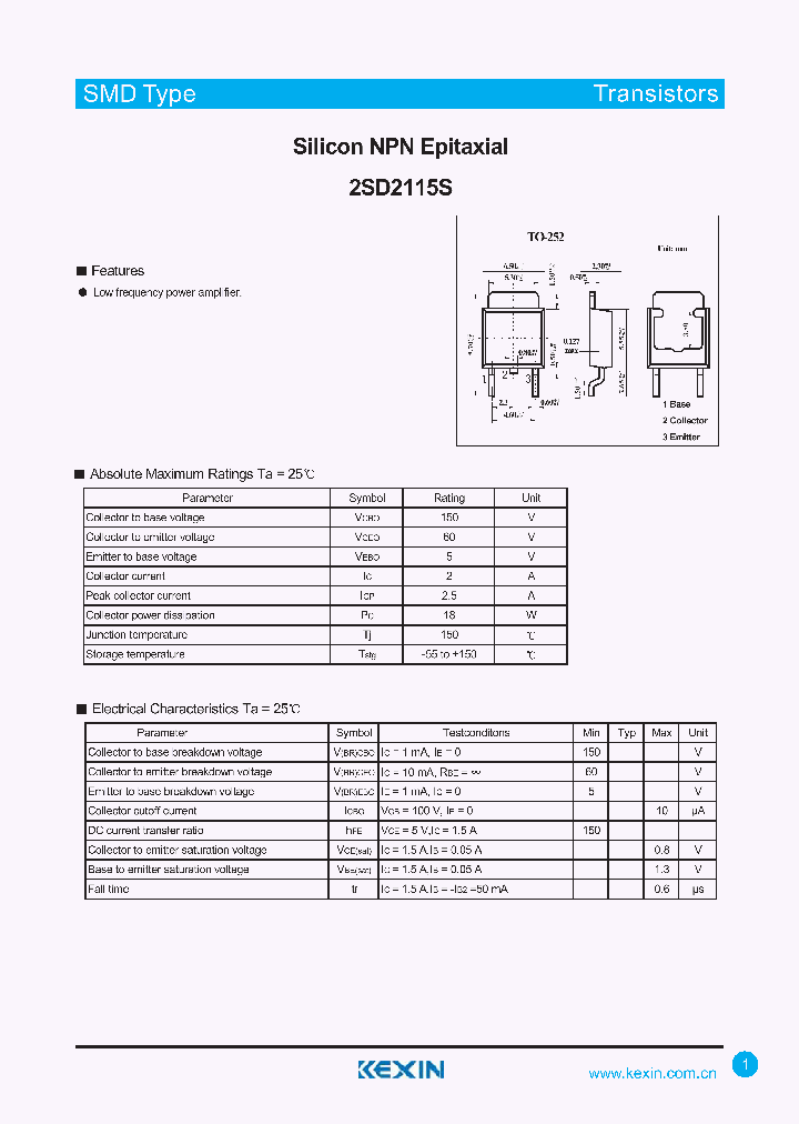 2SD2115S_4349420.PDF Datasheet