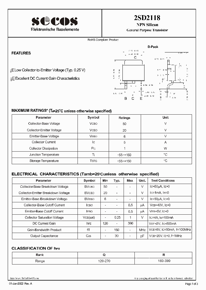 2SD2118_4420308.PDF Datasheet